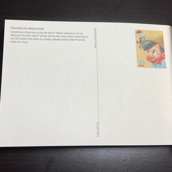 🐊4/$15 Vintage 2003 The Art of Disney Friendship Stamped Postal Card Set - Picture 8 of 8